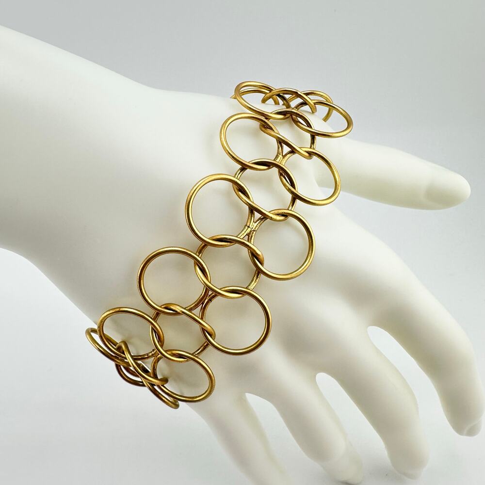 Premier Designs Gold Link Circle Bracelet